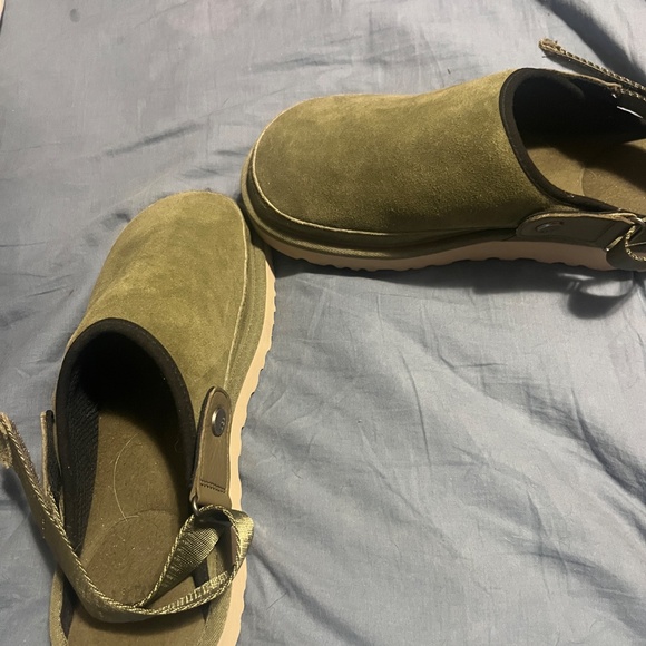 Men’s Ugg slippers Size 10 Olive Green - Picture 5 of 5
